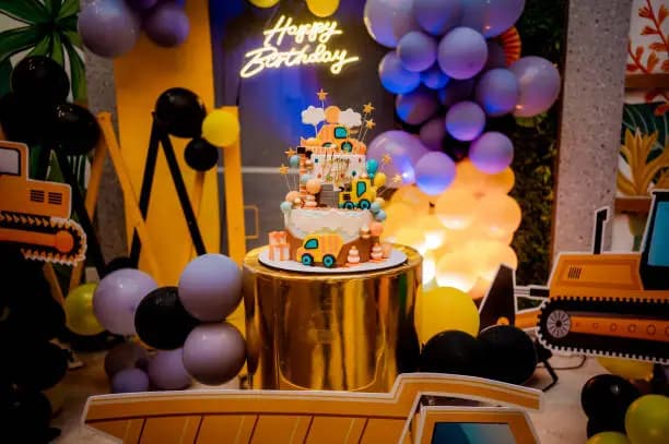 Families and friends celebrating together at Bump & Jump